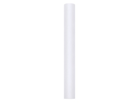Tiul dekoracyjny biały 50cm x 9m 1 rolka TIU50-008