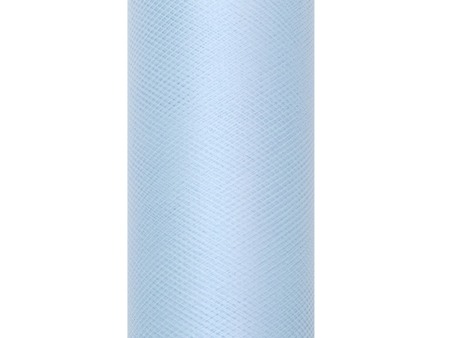 Tiul dekoracyjny błękitny 30cm x 9m 1 rolka TIU30-011