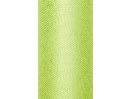 Tiul dekoracyjny jasny zielony 15cm x 9m 1 rolka TIU15-102