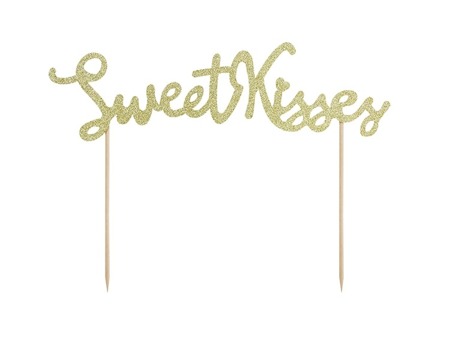 Topper na tort Sweet Love - Sweet Kisses KPT24-019B