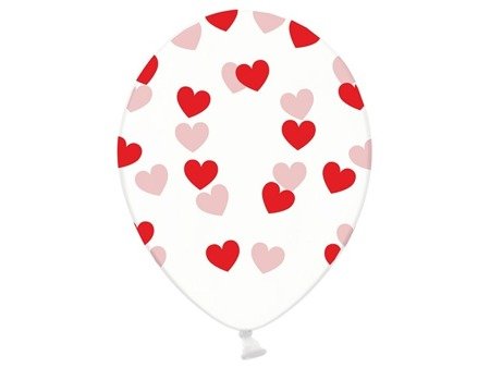 Zestaw balonów na Walentynki słupek bukiet 5 sztuk SL9