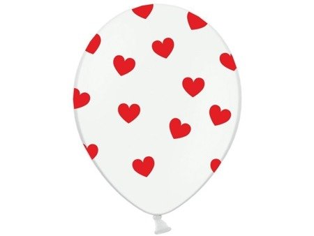 Zestaw balonów na Walentynki słupek bukiet 5 sztuk SL9