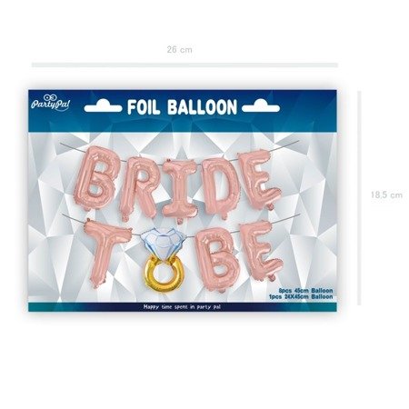 Zestaw balonów na Wieczór Panieński Bride to Be 460211