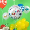 Balon foliowy Happy Birthday Auta 45cm 1 sztuka 131497
