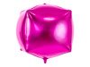 Balon foliowy Sześcian, 35x35x35cm, ciemny różowy FB14M-006
