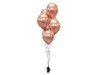 Balony Beauty&Charm platynowe różowe złoto 30cm 7 sztuk CB-7LRZ