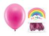 Balony Rainbow 30cm pastelowe fuksjowe 10 sztuk RB30P-080-10