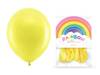 Balony Rainbow 30cm pastelowe żółte 10 sztuk RB30P-084-10