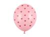 Balony Serca Pastel Baby Pink 6 szt SB14P-278-081J-6