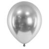 Balony glossy srebrne 30cm 10 sztuk CHB1-018-10