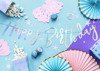 Baner urodzinowy Happy Birthday opalizujący 62cm 1szt. GRL75-017