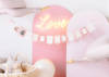 Girlanda na zdjęcia Bocian różowa 10.5x15 cm PartyDeco 1szt GNZ2