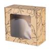 Pudełko na prezenty z okienkiem 20x20x10cm 1 sztuka BOX2447