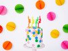 Świeczki urodzinowe zakręcone kolorowe 4 sztuki SCS-1-000