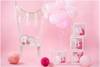 Talerzyki papierowe Baby Shower Stópki różowe 18cm 6 sztuk 510621
