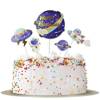 Topper na tort Happy Birthday Kosmos 13-15cm 5 sztuk DC2830 / KK2830