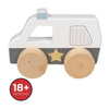 Zabawka drewniana samochód policyjny 13 x 5 x 9 cm 1 sztuka TR-303020