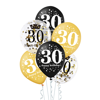 Zestaw dekoracji na 30 urodziny kurtyna balony zes-30-2